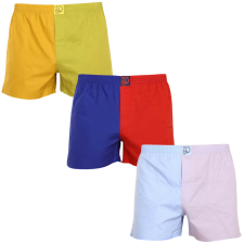 3PACK férfi bő szárú boxeralsók Dedoles többszínű (LB157356) M férfi alsó