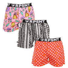 3PACK férfi bő szárú boxeralsók Represent exkluzív Mike (R3M-BOX-07343943) M férfi alsó