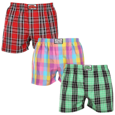 3PACK férfi bő szárú boxeralsók Styx klasszikus gumipánt többszínű (3A102329) XXL férfi alsó