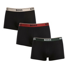  3PACK Férfi boxeralsó BOSS fekete (50517827 968) L
