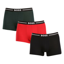 3PACK Férfi boxeralsó BOSS többszínű (50517833 980) L férfi alsó