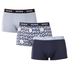  3PACK Férfi boxeralsó BOSS többszínű (50532550 984) L