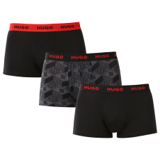 3PACK Férfi boxeralsó BOSS többszínű (50532550 986) M