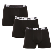 3PACK Férfi boxeralsó DAYZ fekete (DZ001) XXL férfi alsó