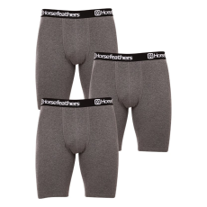  3PACK Férfi boxeralsó Horsefeathers Dynasty long (AM195B) M