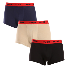 3PACK Férfi boxeralsó HUGO többszínű (50517878 962) XL férfi alsó
