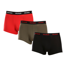 3PACK Férfi boxeralsó HUGO többszínű (50517878 964) L férfi alsó
