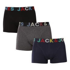  3PACK Férfi boxeralsó Jack and Jones többszínű (12243393) XL