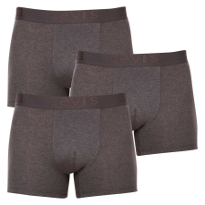 3PACK Férfi boxeralsó Levis szürke (905045001 007) M férfi alsó