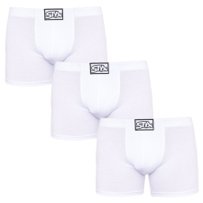 3PACK férfi boxeralsó Styx hosszú klasszikus gumipánt fehér (3F1061) XL férfi alsó