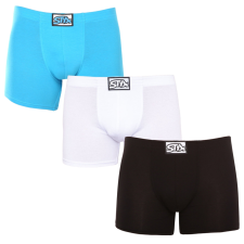 3PACK férfi boxeralsó Styx hosszú klasszikus gumipánt többszínben (3F96019) M férfi alsó