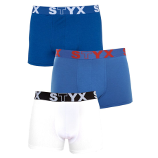  3PACK férfi boxeralsó Styx sportos gumipánt nagyméretű többszínű (R9676861) 5XL