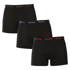  3PACK férfi boxeralsók HUGO fekete (50532613 972) M