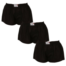 3PACK női bő szárú boxeralsók Styx klasszikus gumipánt fekete (3K0960) XXL női alsó