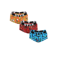 3PACK női bugyi Styx art lábszárral többszínben (3IN12914) M bugyi, női alsó