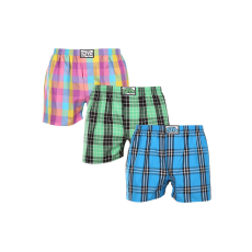  3PACK tarka férfi klasszikus boxeralsó Styx klasszikus gumi (3A102830) XL