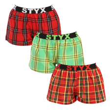 3PACK tarka női boxeralsó Styx sport gumi (3T100314) M női alsó