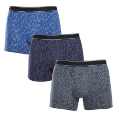  3PACK többszínű Andrie férfi boxeralsó (PS 5634) L