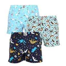  3PACK vidám Férfi klasszikus boxeralsó Dedoles (LB104301459) M