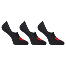  3PACK zokni HUGO alacsony fekete (50496082 401) M
