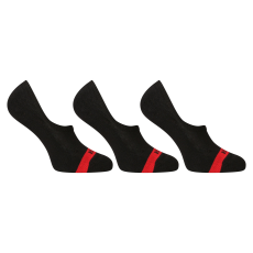  3PACK zokni HUGO alacsony fekete (50514916 001) M