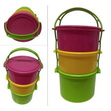 3R.Ételhordó Színes 2X 1,5L papírárú, csomagoló és tárolóeszköz
