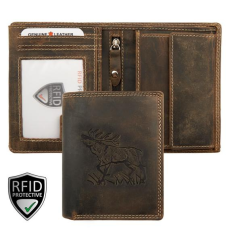  412772 604 Giorgio Carelli motívumos pénztárca szarvas egészalakos