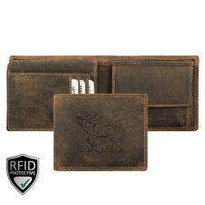  417765 604 Giorgio Carelli motívumos pénztárca szarvas egészalakos pénztárca