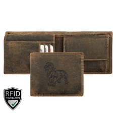  417765 611 Giorgio Carelli motívumos pénztárca tacskó egészalakos