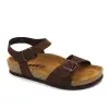  4307 LEON Comfort női bőr szandál
