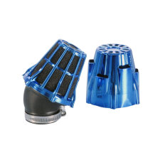 44 Polini 37mm 30° krómozott kék légszűrő motorkerékpár szűrő
