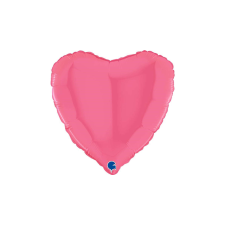 45 cm-es bubble gum szív fólia lufi party kellék