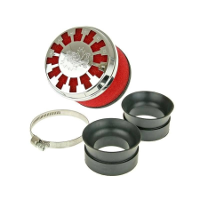 46 Malossi E13 42 / 58mm egyenes piros légszűrő motorkerékpár szűrő