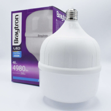 48W led izzó, 4980 lm, T140 E27, Braytron, hideg fény, hideg fény izzó