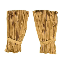  4 darabos függönykészlet teherautóhoz, univerzális, DAF-kompatibilis, krémszínű, szintetikus anyagból lakástextília