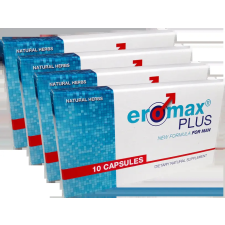 4 doboz Eromax Plus® potencianövelő kapszula Árkedvezmény + Ingyenes szállítás potencianövelő