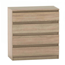  4 fiókos komód, tölgy sonoma, HANY NEW 004 bútor