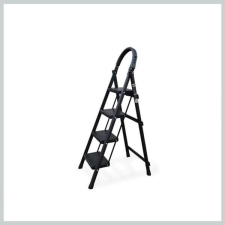  4 fokos háztartási létra, fekete SLH1381 létra és állvány