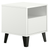 4-Home BOGAN éjjeliszekrény, fehér