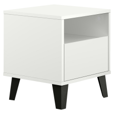 4-Home BOGAN éjjeliszekrény, fehér bútor