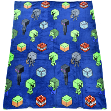4-Home Carbotex Gyerek takaró Minecraft Mob Monster, 130 x 170 cm lakástextília