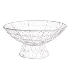 4-Home Fém drót tál, fehér konyhai eszköz