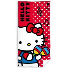 4-Home Hello Kitty Kis zenész gyerek törölköző, 70 x 140 cm lakástextília