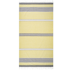 4-Home HOME ELEMENTS Fouta törölköző zöld/ szürke, 90 x 170 cm lakástextília