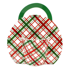 4-Home Home Elements piros-zöld kockás bögre, 300 ml bögrék, csészék