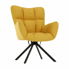 4-Home KOMODO forgószék, sárga, sárga bútor