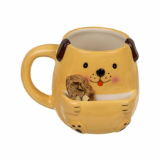 4-Home Kutyus bögre kekszes zsebbel, 400 ml babaétkészlet