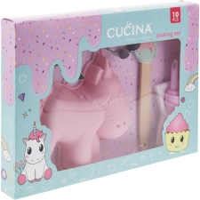 4-Home La Cucina Unicorn gyerek sütő készlet, 10 db sütés és főzés