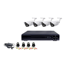  4 kamerás megfigyelő rendszer AHD CCTV megfigyelő kamera