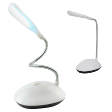 4 LED-es iskolai, asztali lámpa éjjeliszekrényhez – kiegészítő fény, fehér ( BB5014) bútor